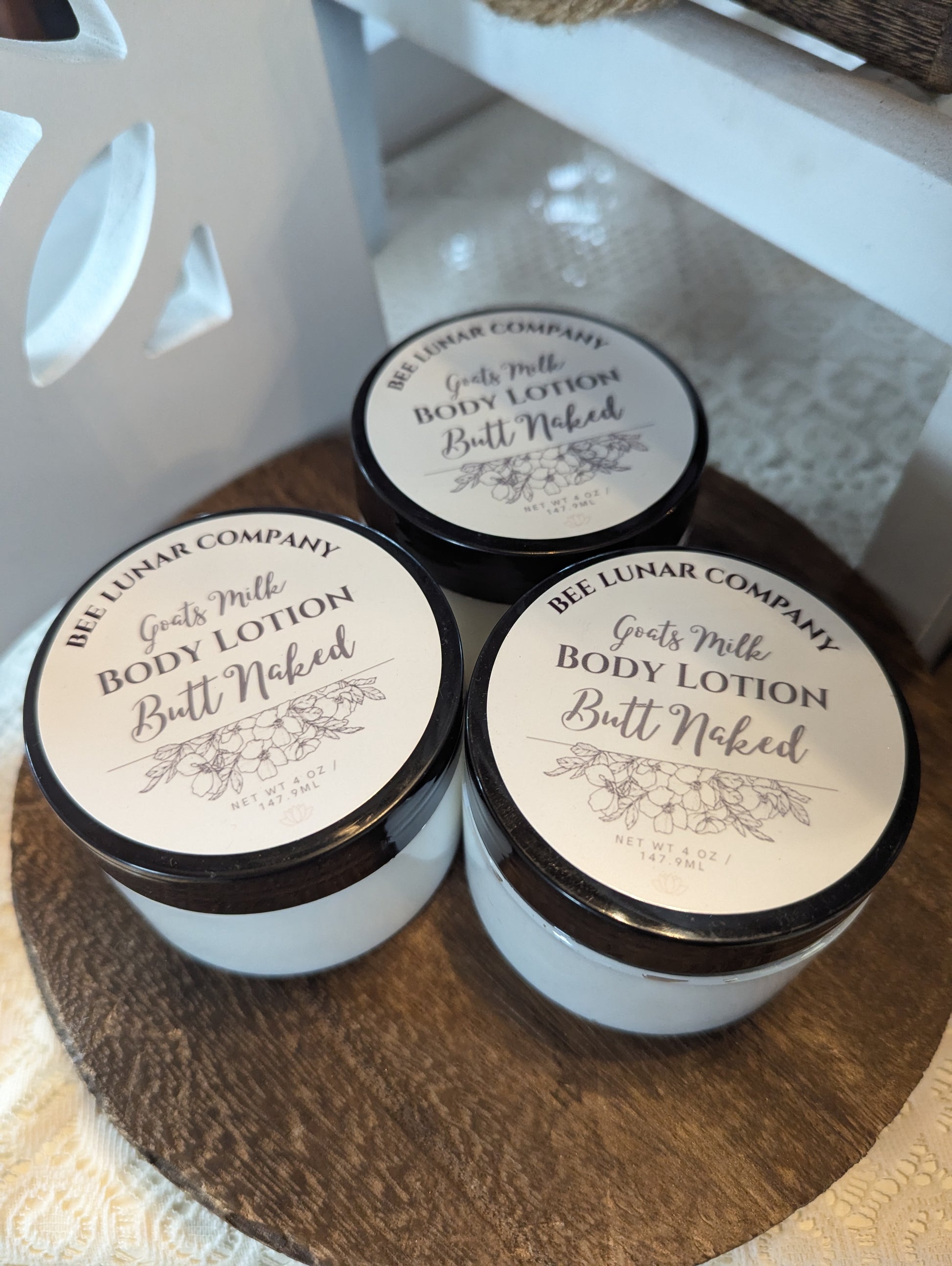 Butt Naked (Unscented) Goats Milk Body Lotion - Bee Lunar Company